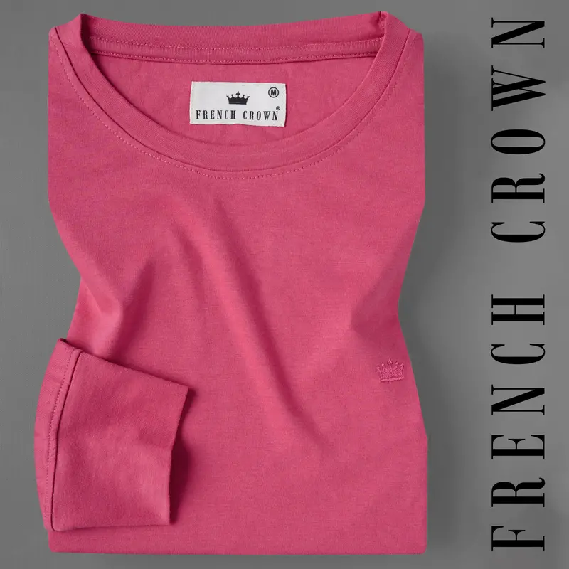 Blush Pink Full Sleeve Super Soft Premium Cotton Sweatshirt 1