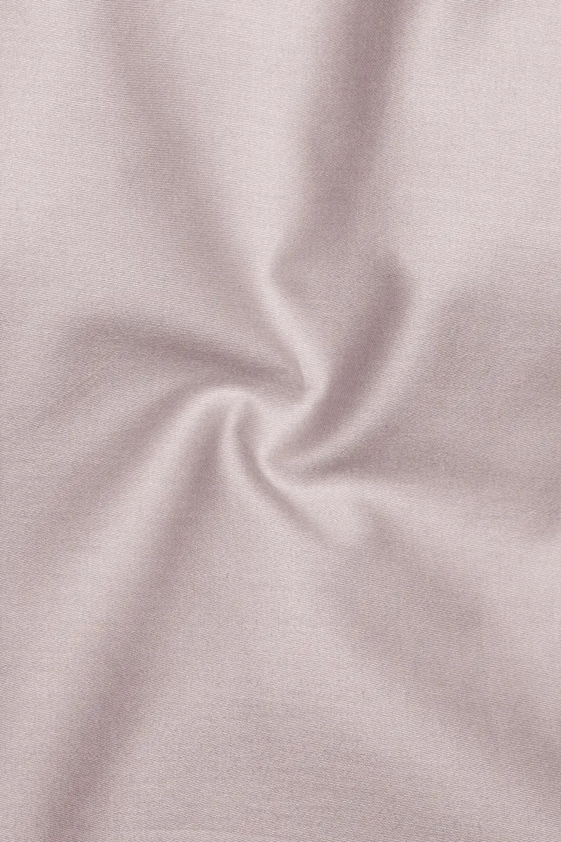 Blushoro-Clam Pink Subtle Sheen Super Soft Premium Cotton Cut Away Collar Dress Shirt 3