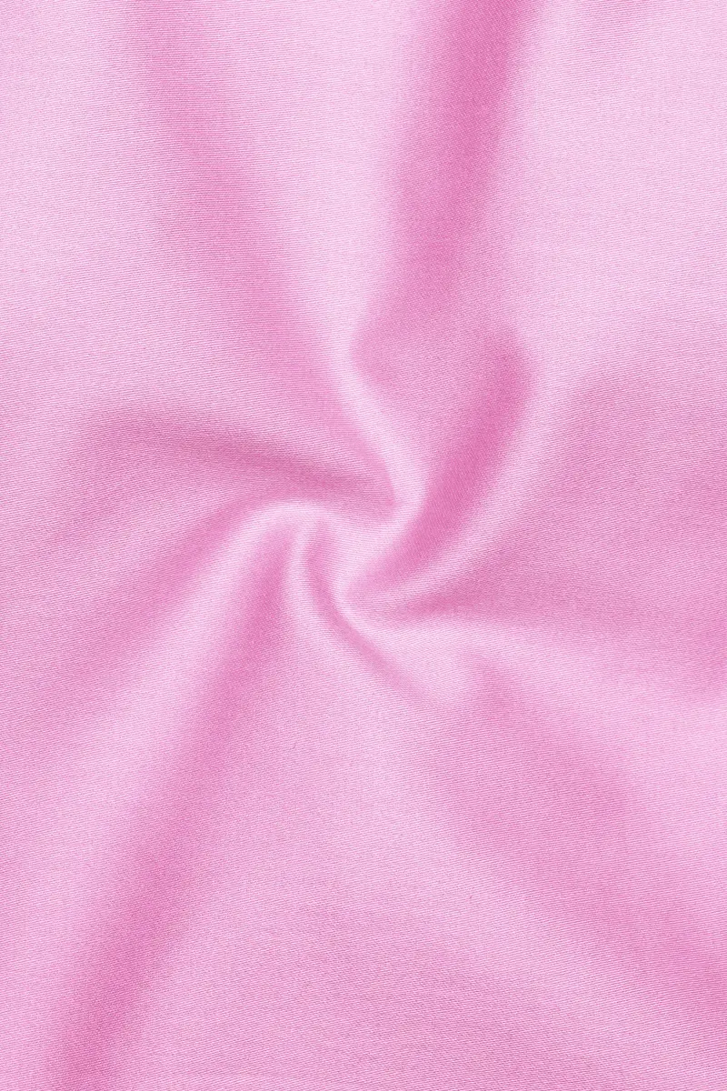 Blushoro-Illusion Pink Subtle Sheen Super Soft Premium Cotton Dress Shirt 3