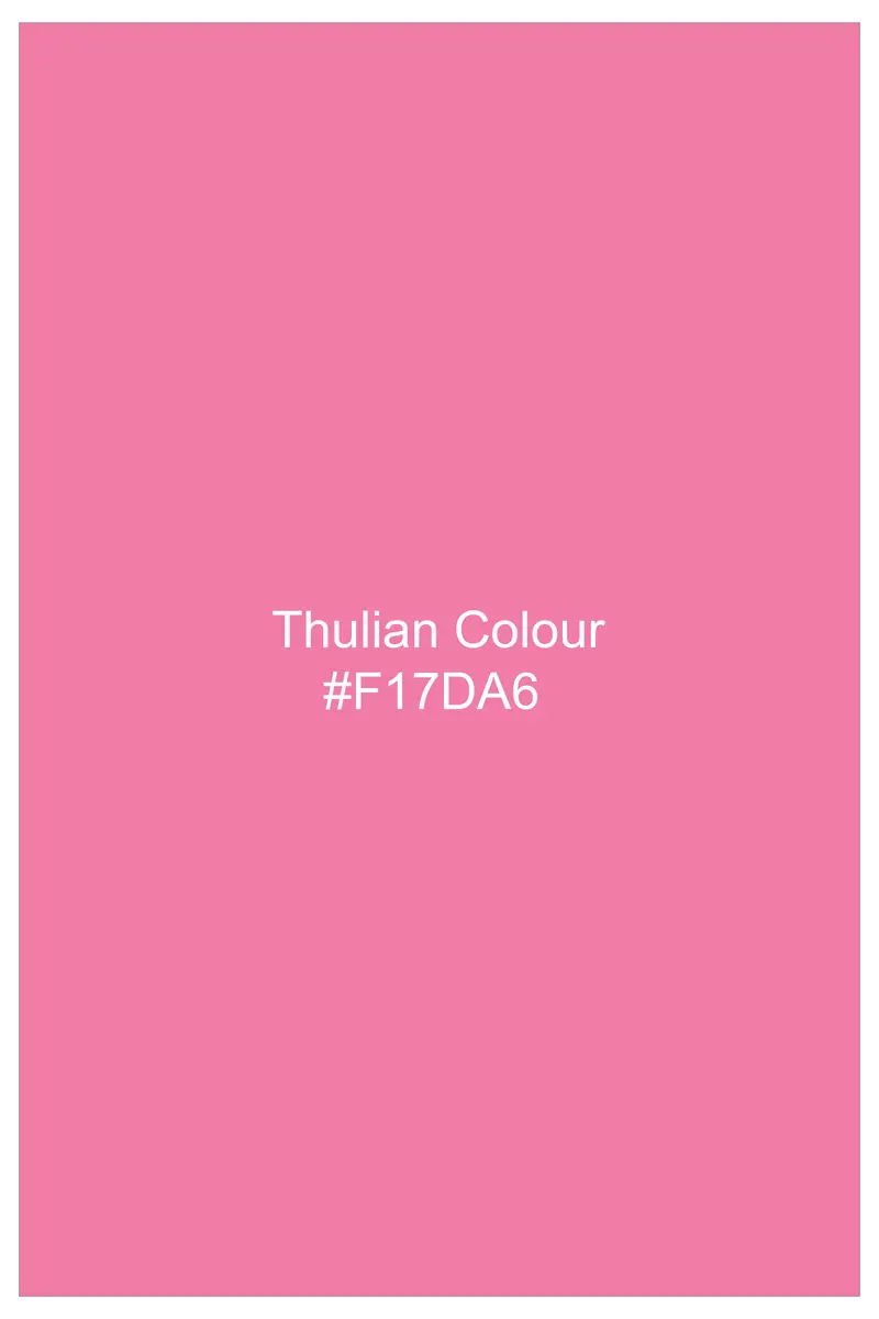 Blushoro-Thulian Pink Subtle Sheen Super Soft Premium Cotton Tuxedo Dress Shirt 9