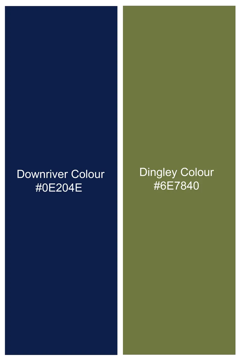 Bluverra-Downriver Blue And Dingley Green Striped Subtle Sheen Super Soft Premium Cotton Casual Designer Shirt 8