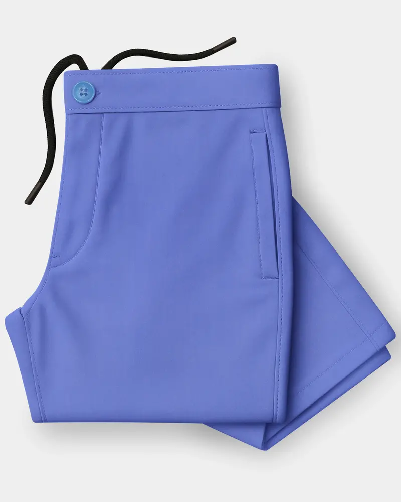 Bluviro-Scampi Blue Super Soft Poplin Giza Cotton Lounge Pant 7