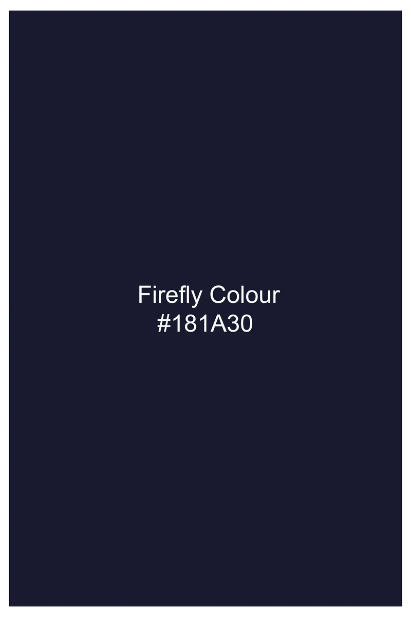 Bluvivo-Firefly Denim Blue Polka Dots Printed Super Soft Premium Cotton Casual Shirt 7