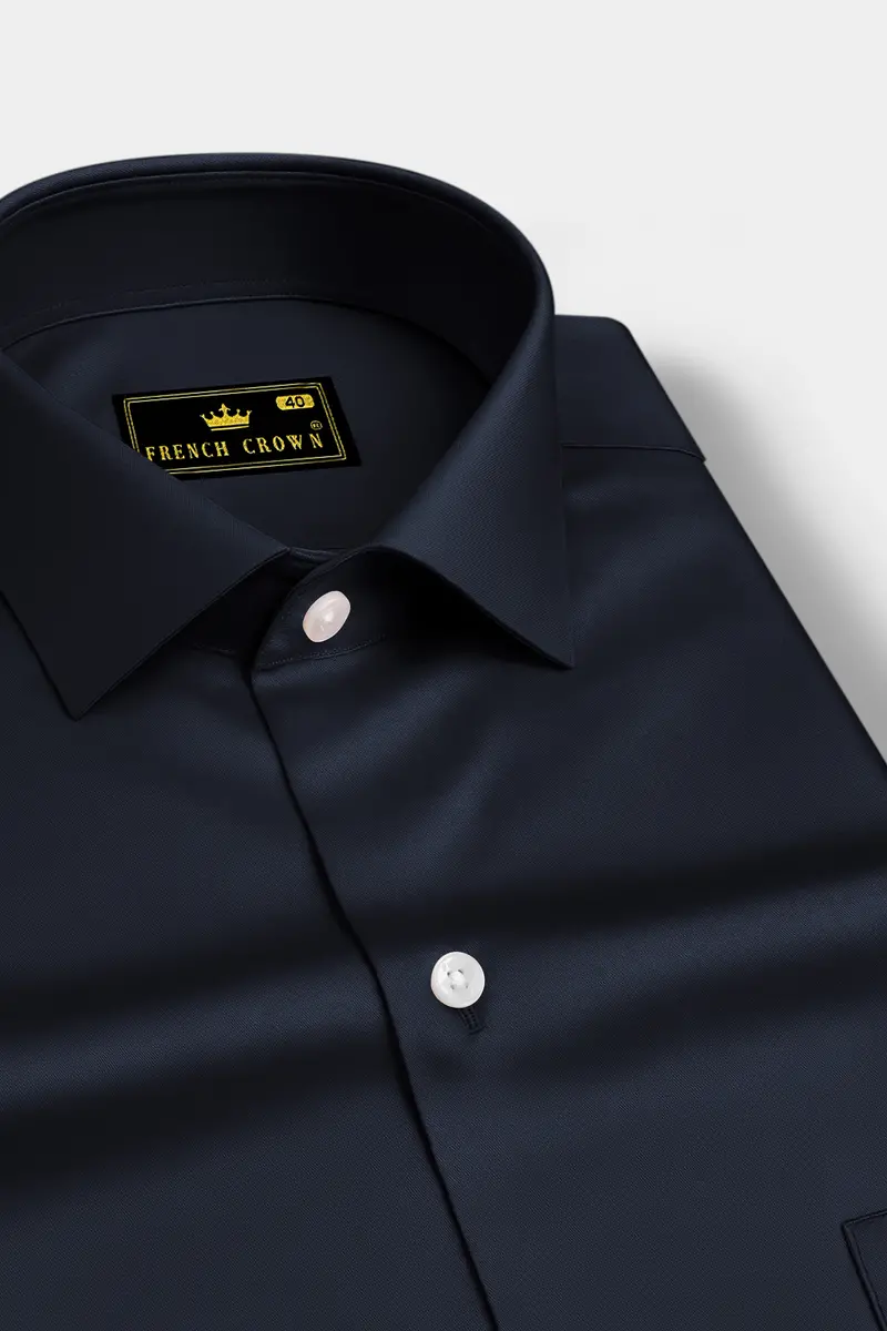 Bluvoro-Haiti Gray Subtle Sheen Super Soft Premium Cotton Dress Shirt 2