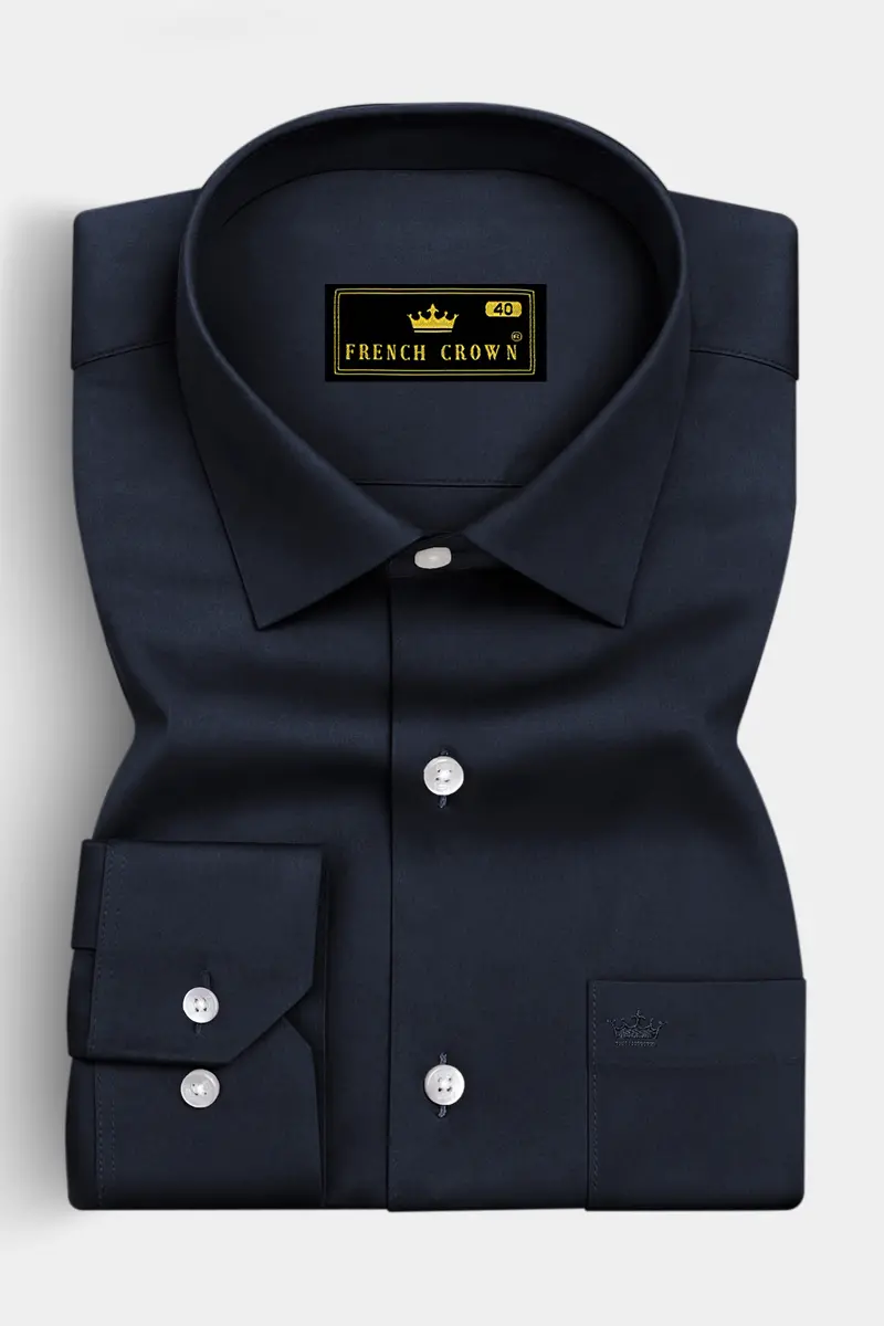 Bluvoro-Haiti Gray Subtle Sheen Super Soft Premium Cotton Dress Shirt 4