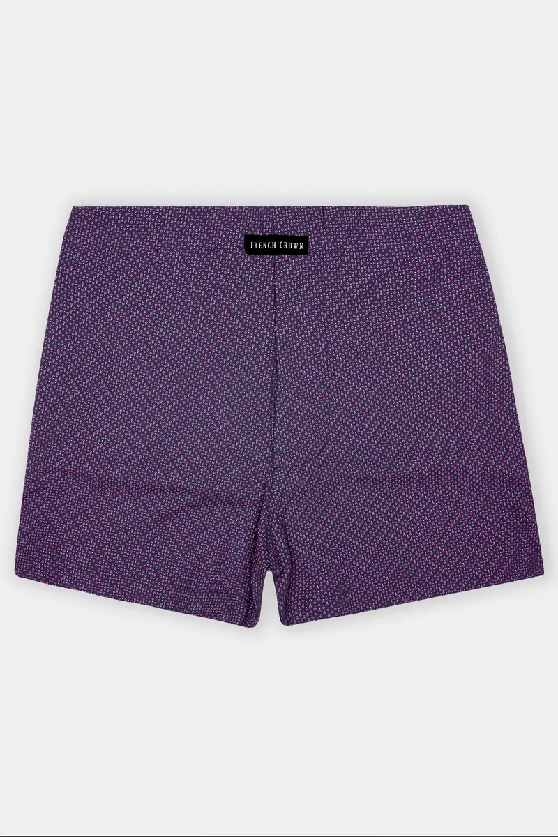 Bossanova Purple Printed Super Soft Premium Cotton Boxer 2