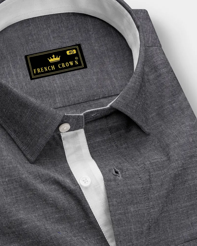 Boulder Gray Chambray Shirt 1