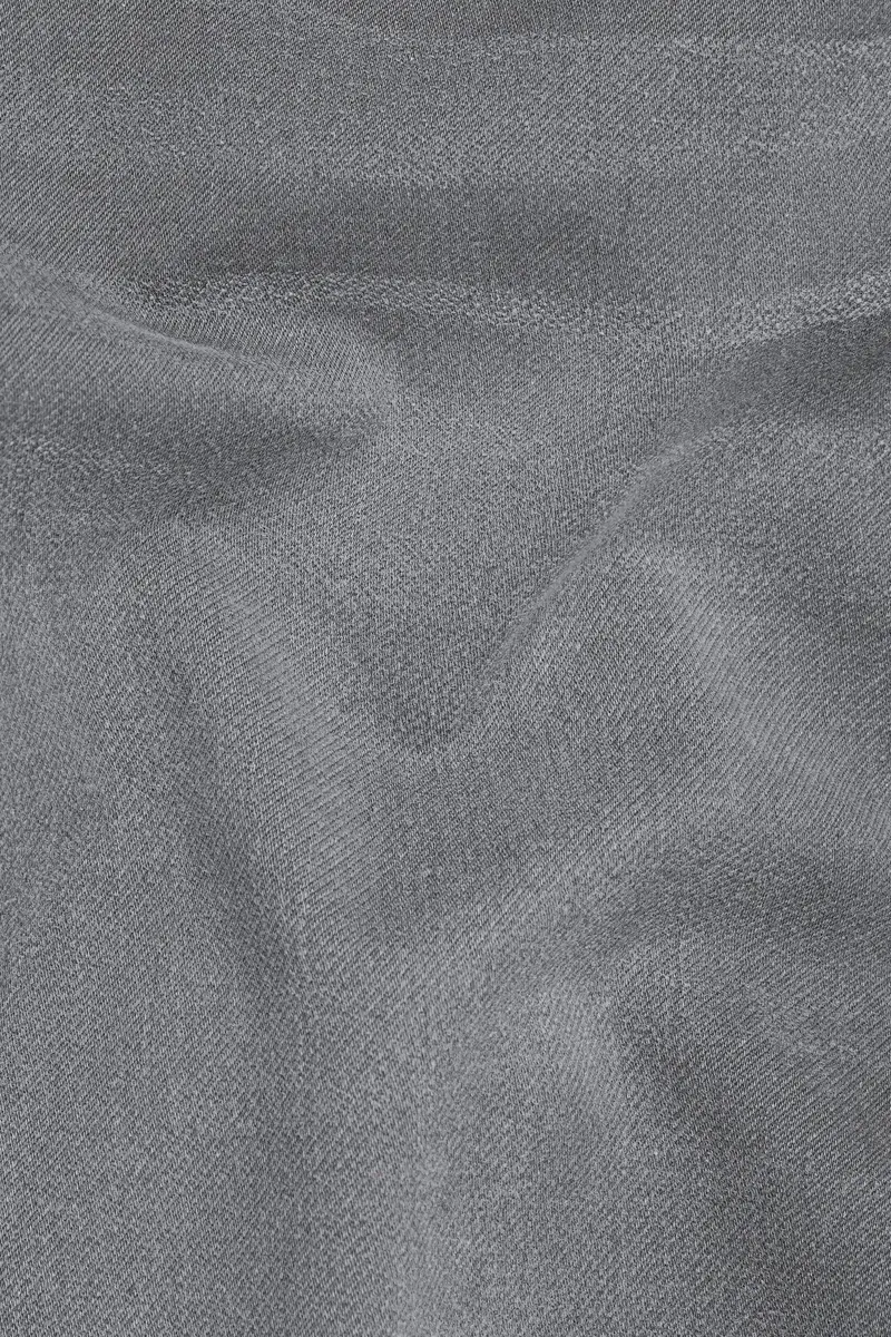 Boulder Gray Whiskering Wash Stretchable Denim 3