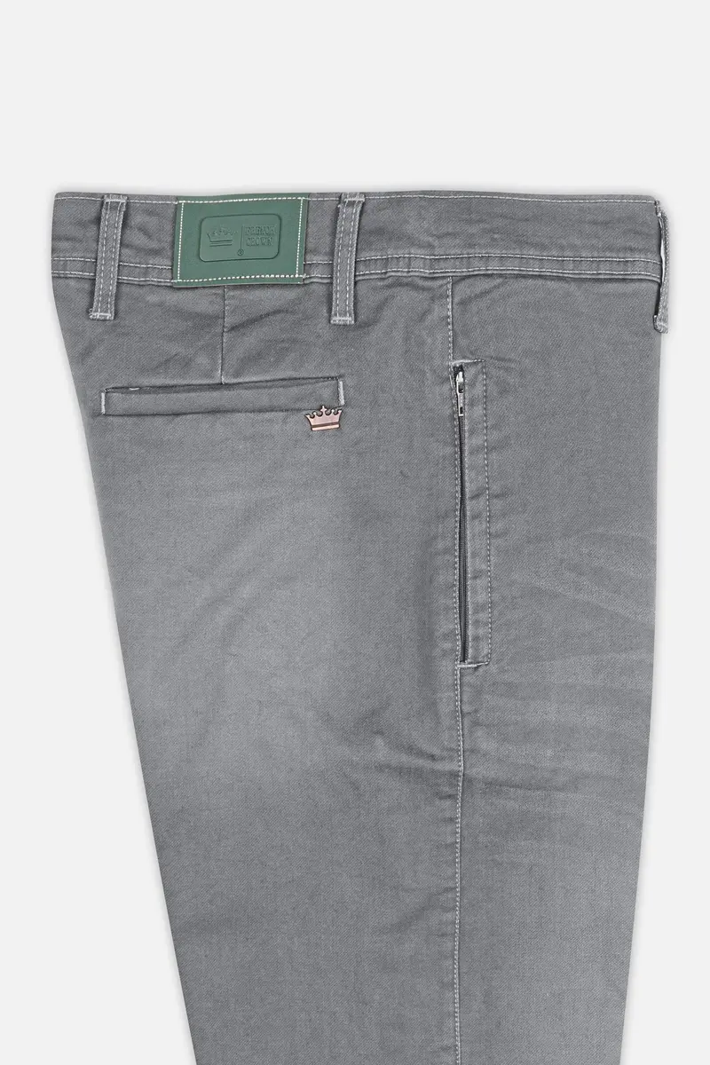 Boulder Gray Whiskering Wash Stretchable Denim 7