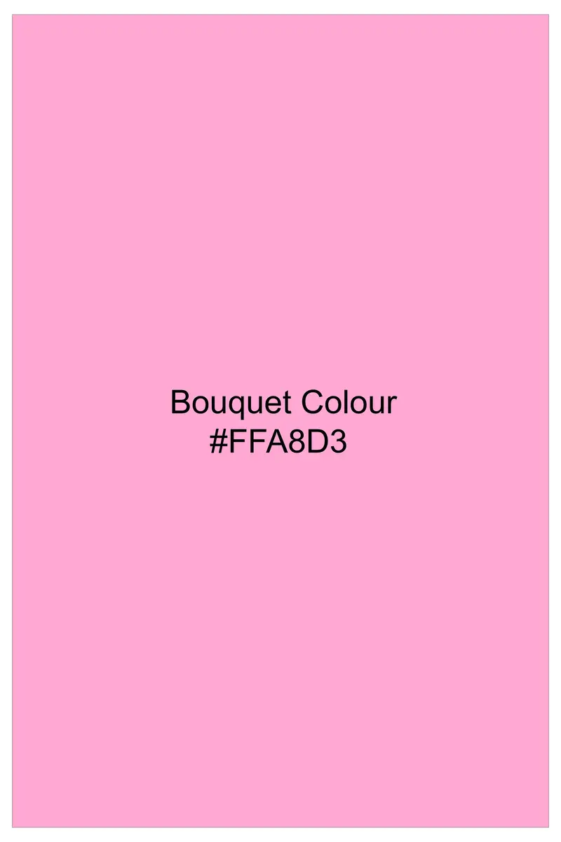 Bouquet Pink Pin Striped Poplin Giza Cotton Lounge Pant 8