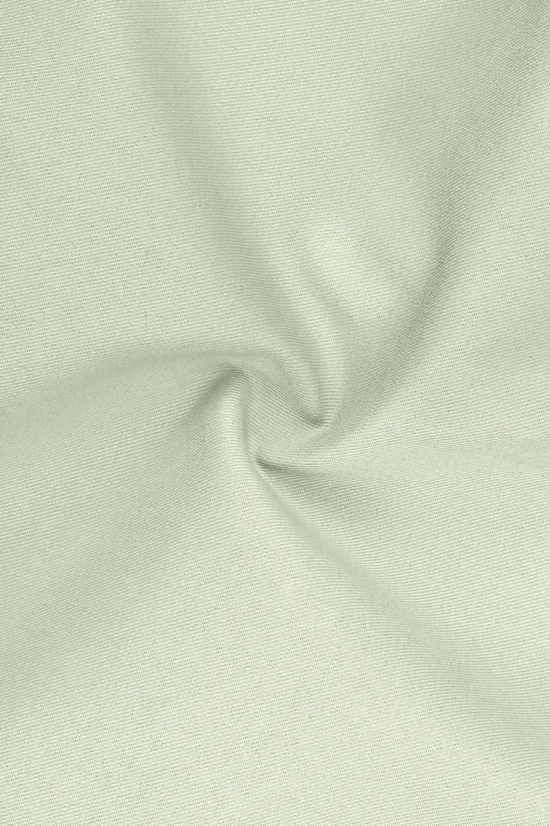 Breeze-Mint Green Slight Stretch Subtle Sheen Poly-Viscose Waistcoat 3