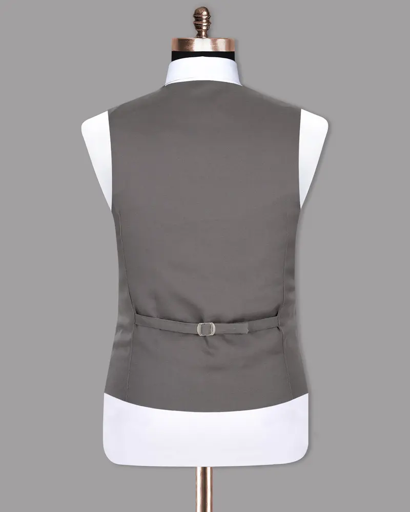 Bright Grey Premium Cotton Waistcoat 6