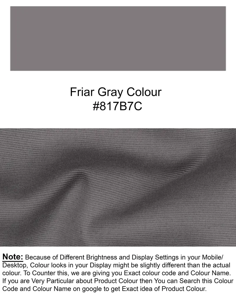 Bright Grey Premium Cotton Waistcoat 7