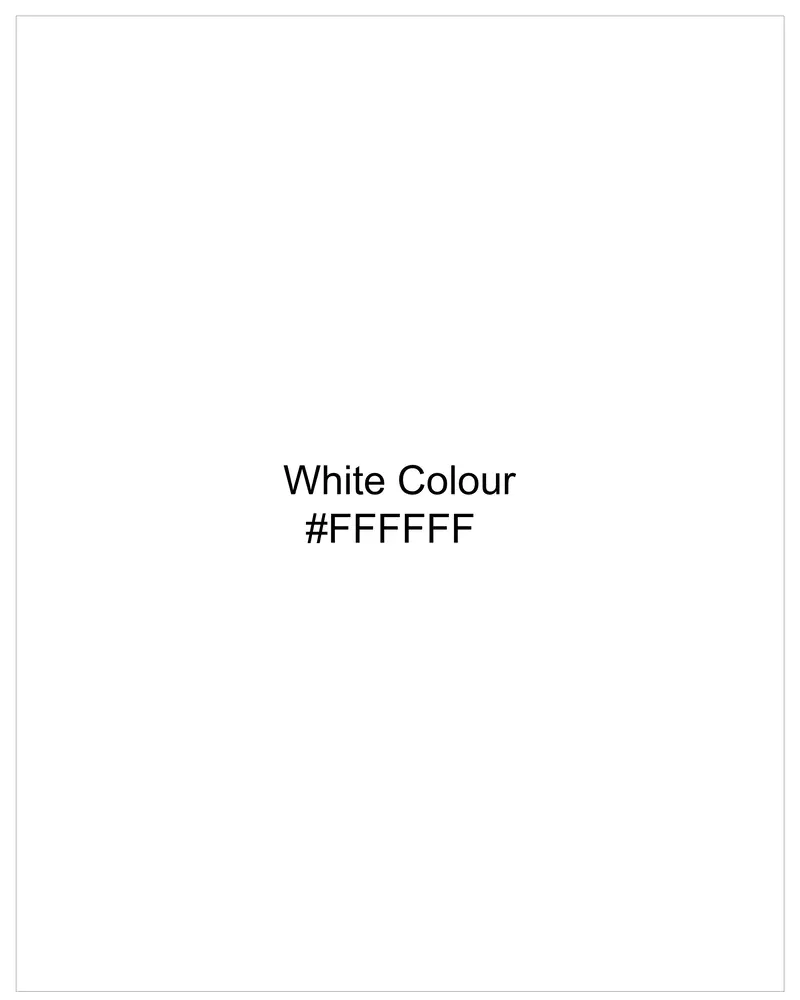 Bright White Cross Placket Premium Cotton Bandhgala Blazer 10