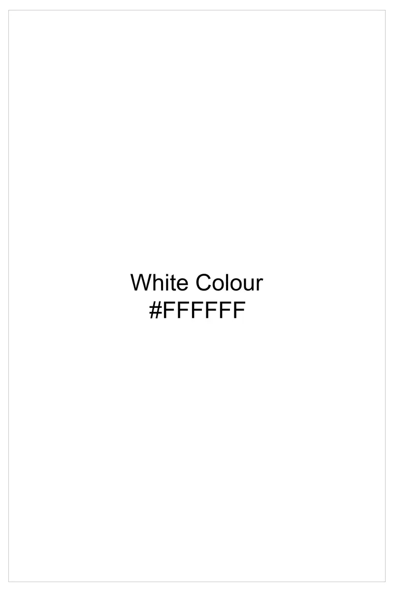 Bright White Dobby Premium Giza Cotton Hoody Shirt 7