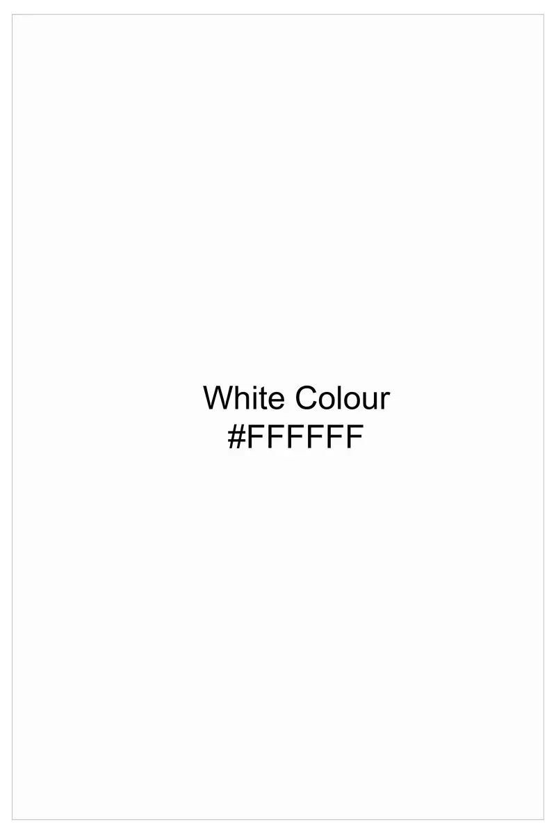 Bright White Dobby Textured Giza Cotton Shirt 8
