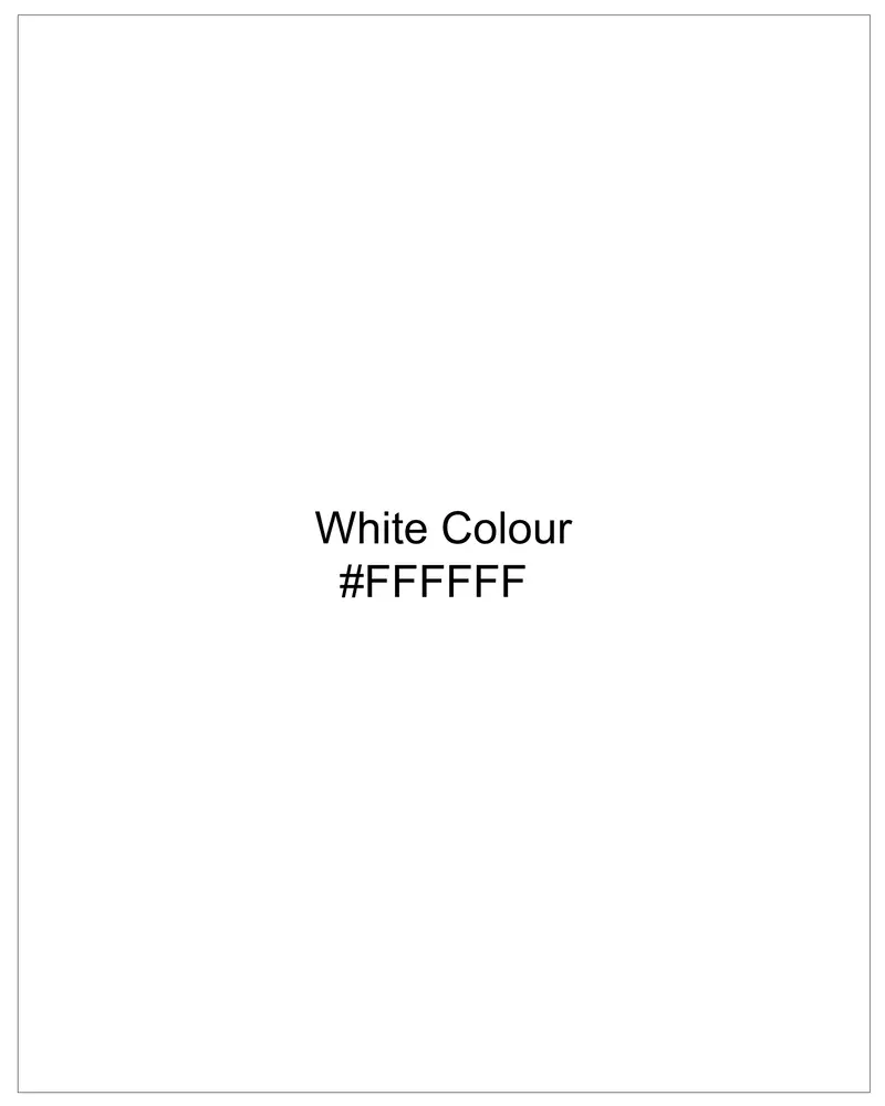 Bright White Dobby Textured Premium Giza Cotton Shirt 10