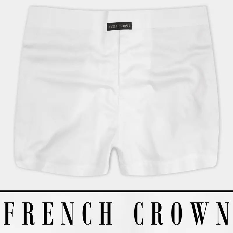 Bright White Giza Cotton Boxer 1