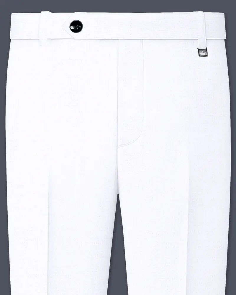 Bright White Linen Performance Pant 1
