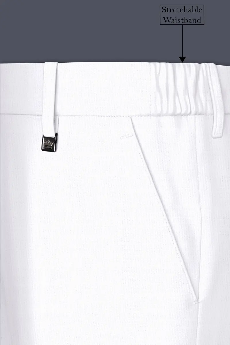 Bright White Linen Performance Pant 6