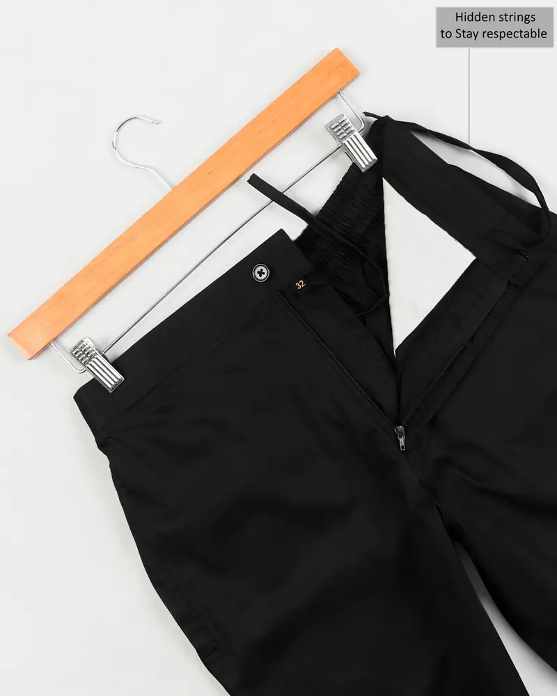Bright White Luxurious Linen And Jade Black Premium Cotton Shorts 8