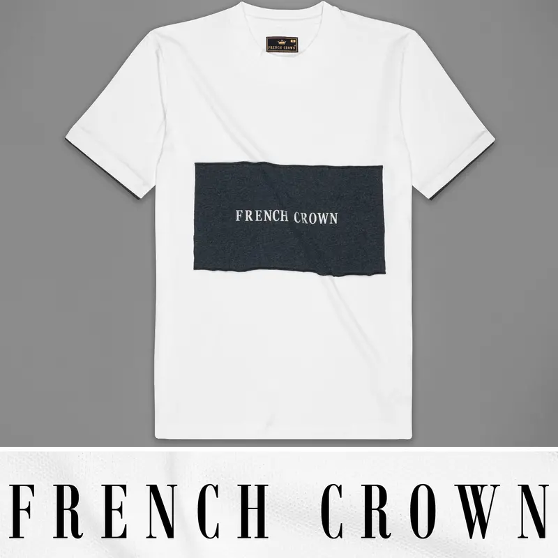 Bright White Organic Cotton Pique Signature T-Shirt 1
