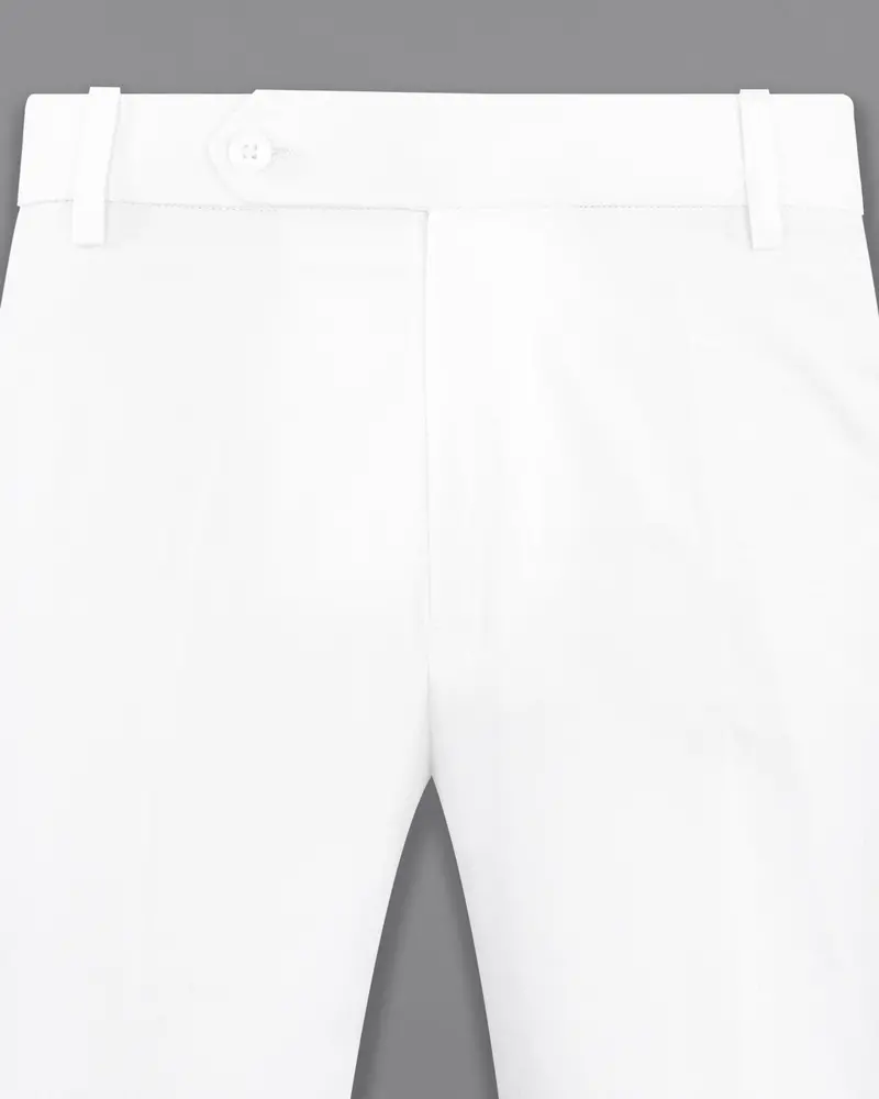 Bright White Premium Cotton Pant 2