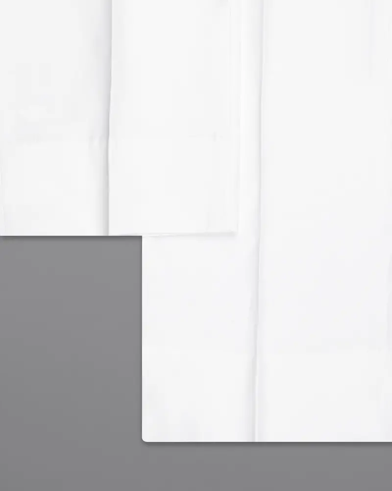 Bright White Premium Cotton Pant 6