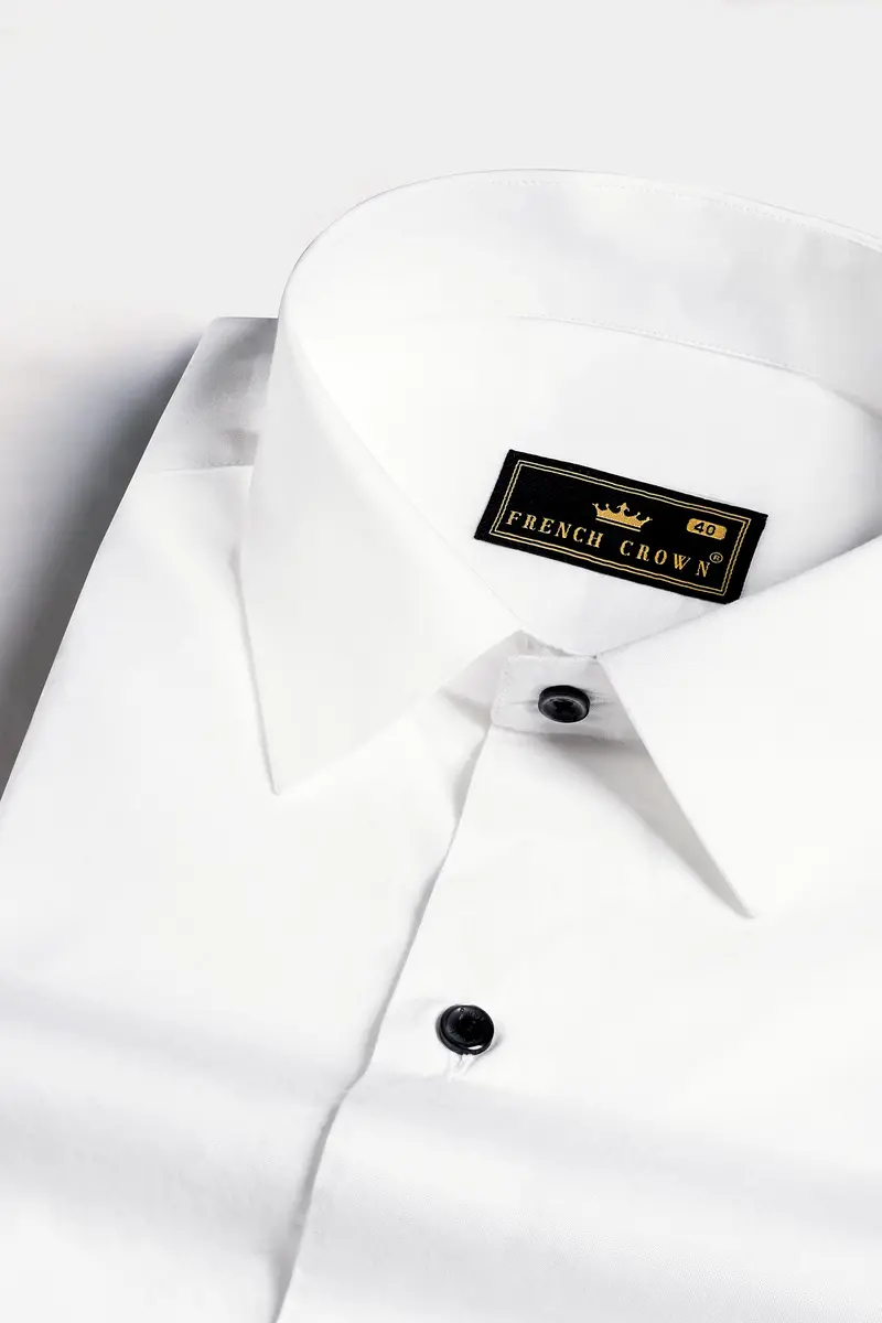 Bright White Premium Cotton Shirt 1