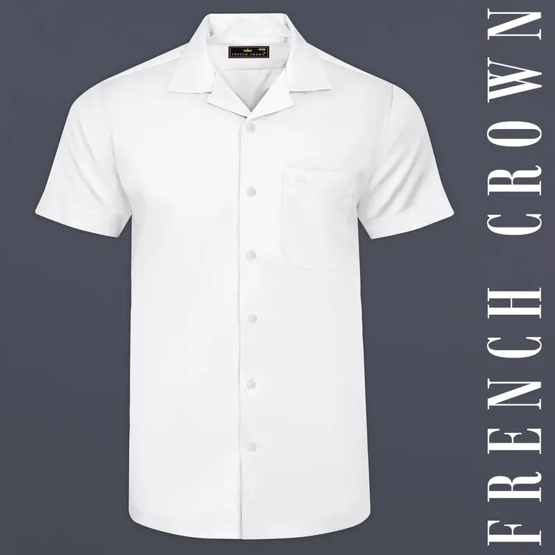 Bright White Premium Cotton Shirt 1