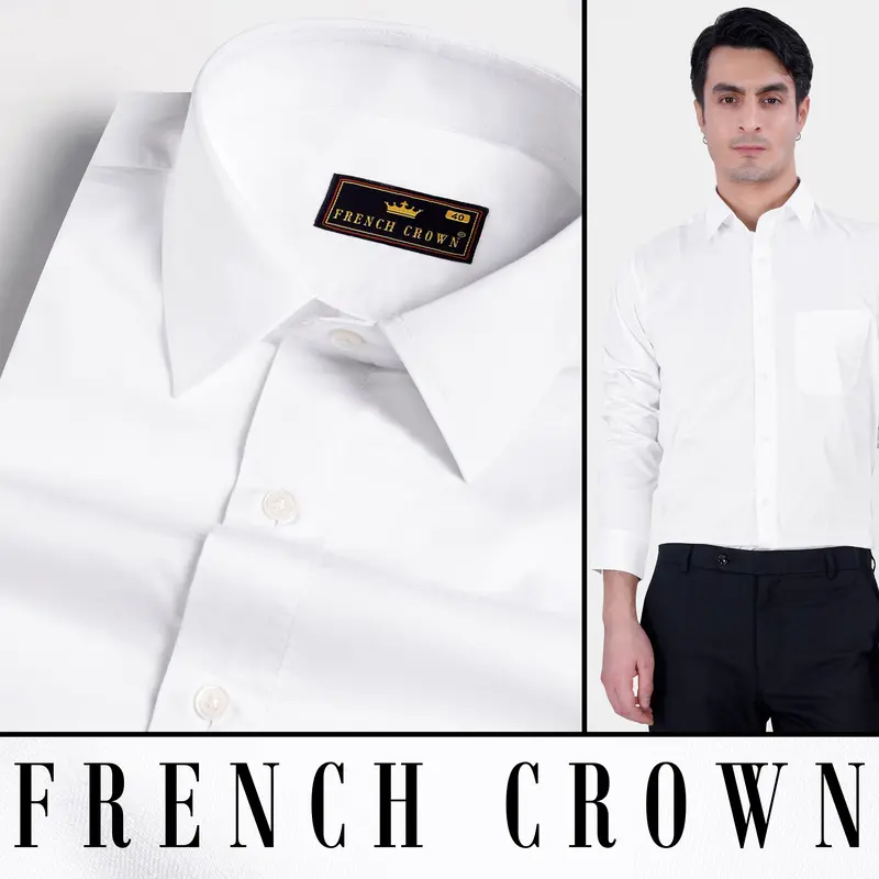 Bright White Premium Cotton Shirt 10