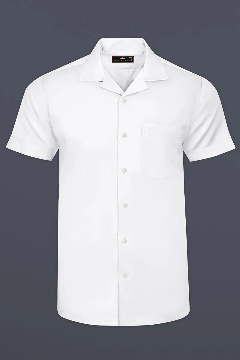 Bright White Premium Cotton Shirt 2