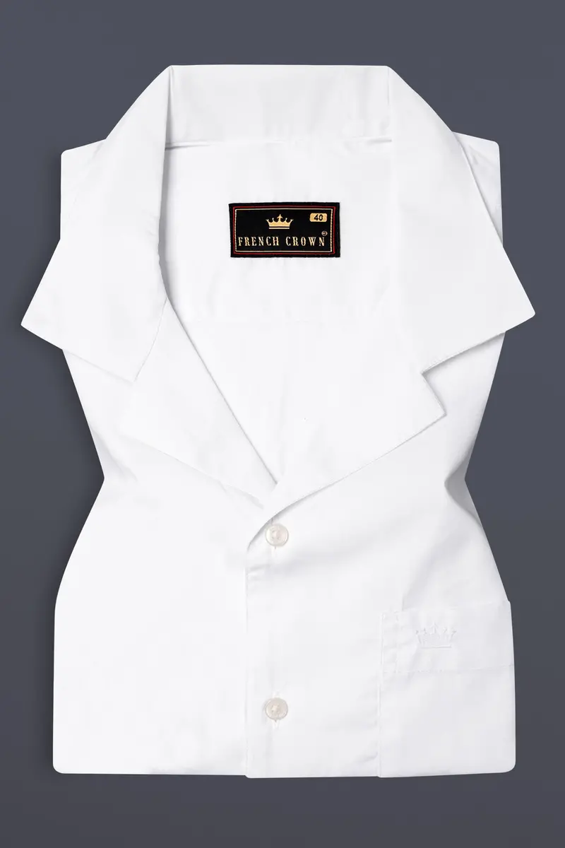 Bright White Premium Cotton Shirt 4