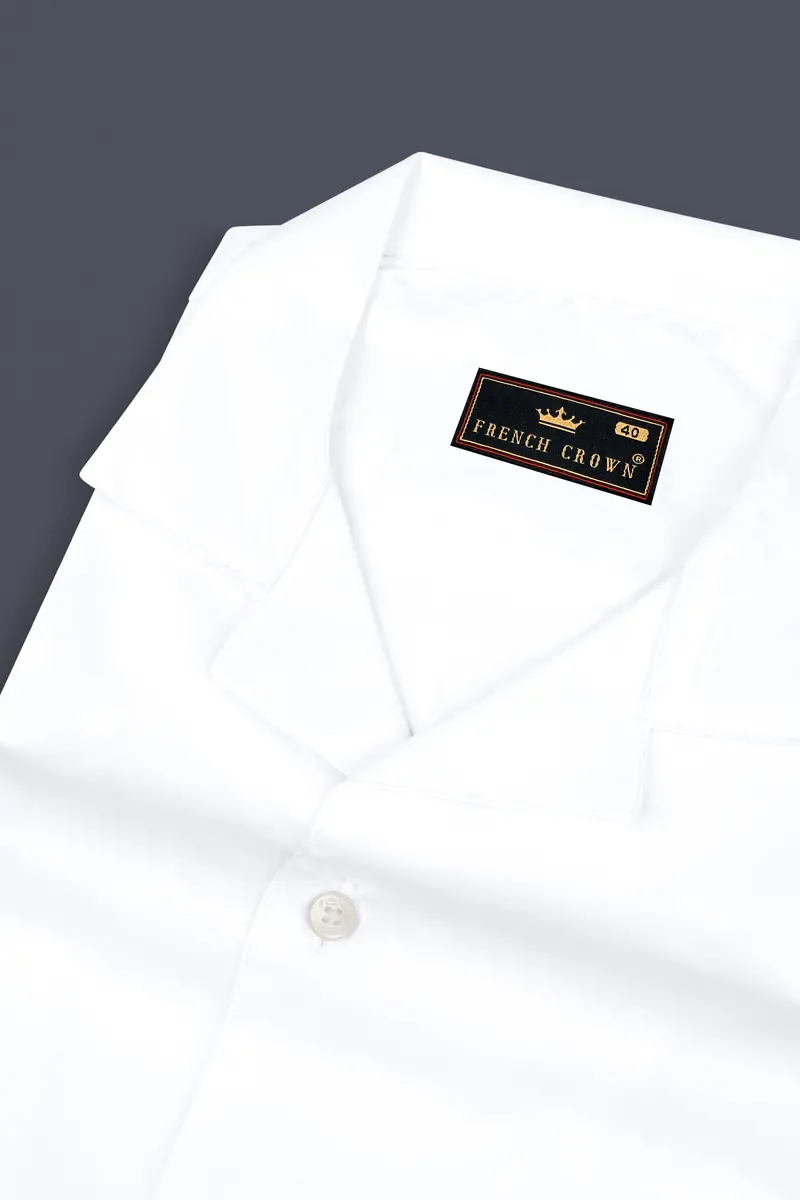 Bright White Premium Cotton Shirt 5