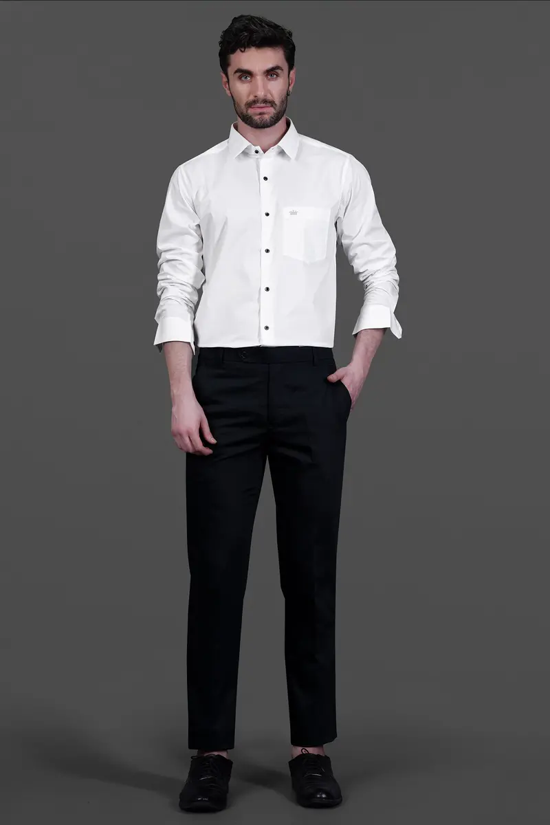 Bright White Premium Cotton Shirt 6