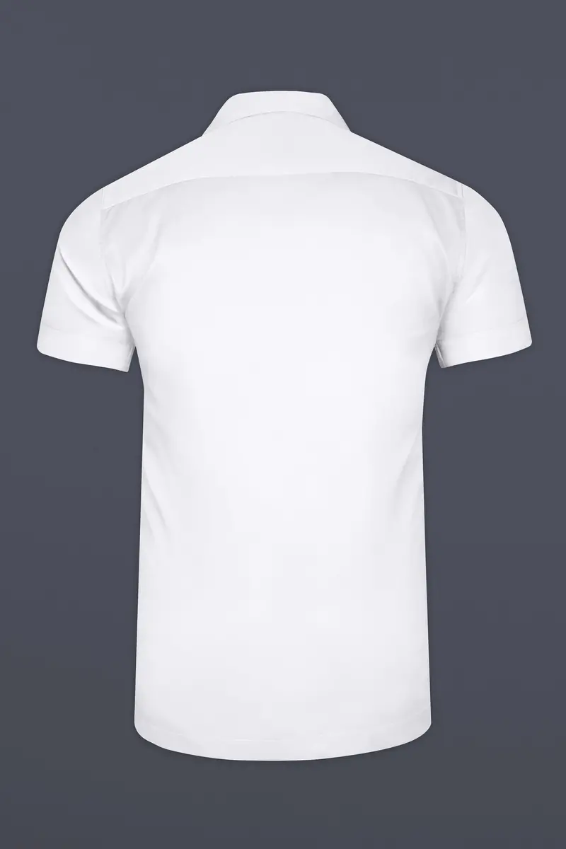 Bright White Premium Cotton Shirt 6