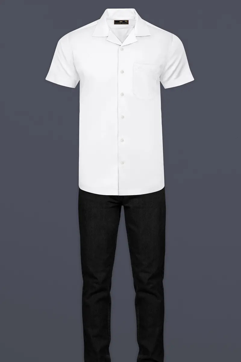 Bright White Premium Cotton Shirt 7