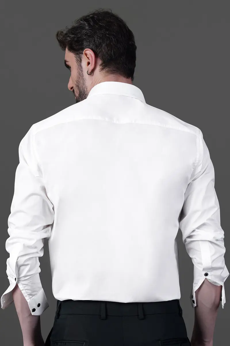 Bright White Premium Cotton Shirt 8