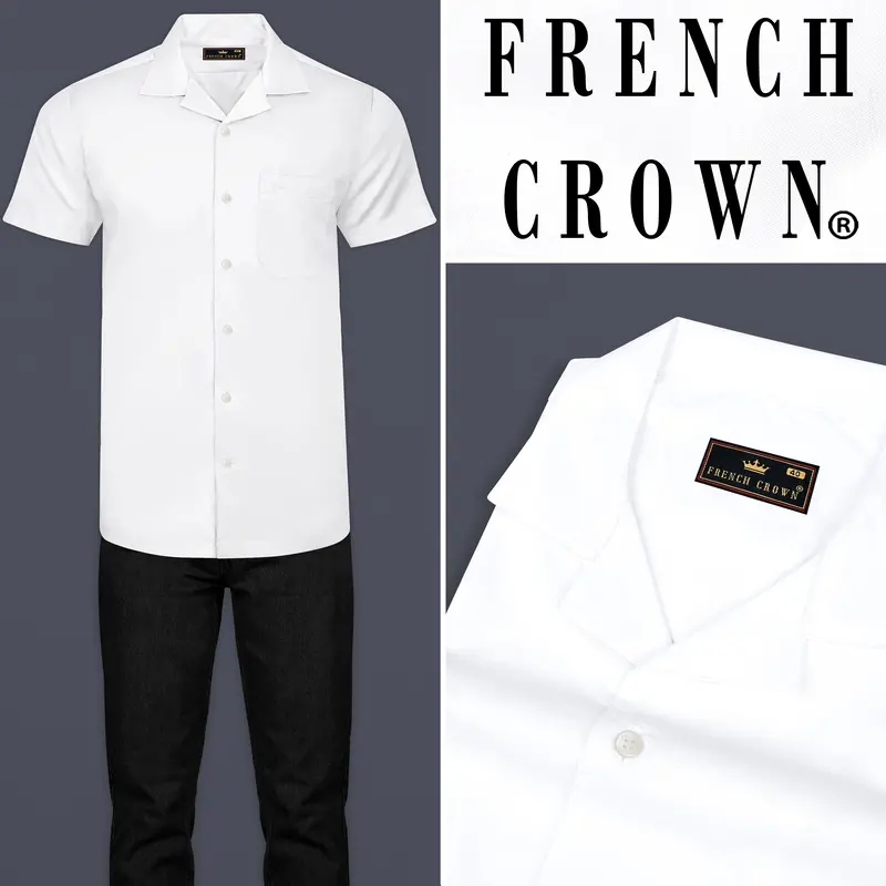 Bright White Premium Cotton Shirt 8