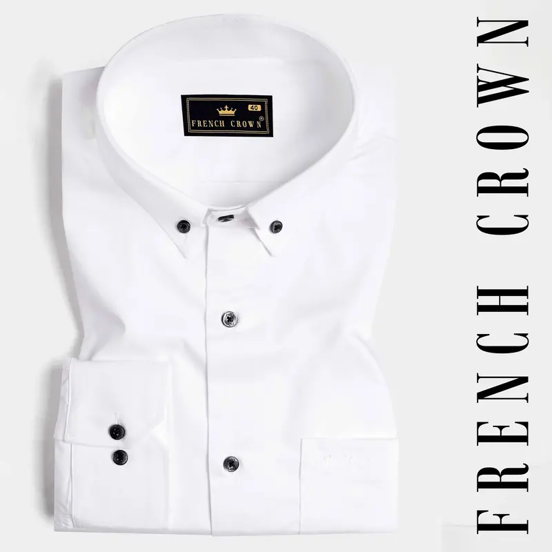 Bright White Royal Oxford Button Down Shirt 7