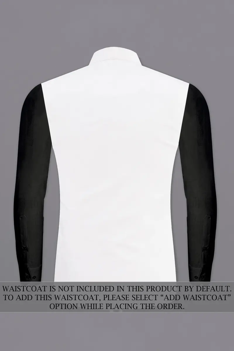 Bright White Single Breasted Premium Velvet Designer Suit 13