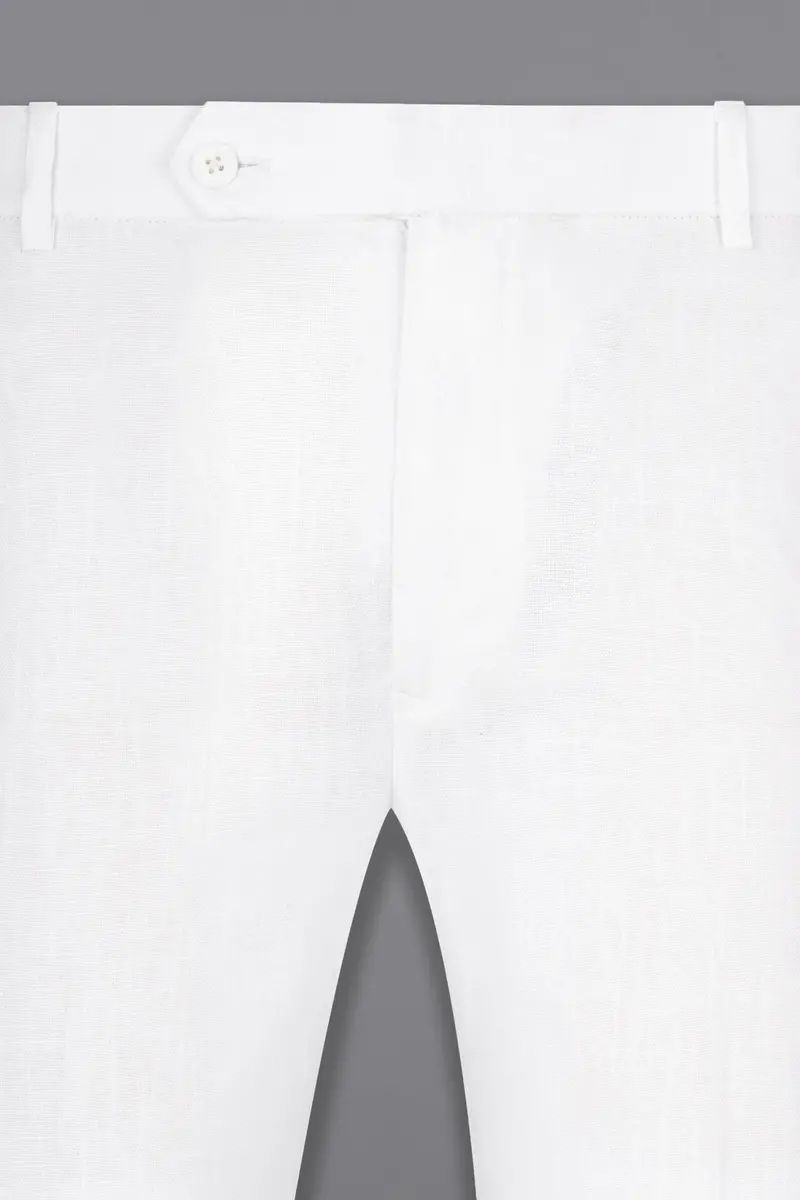 Bright White Single Breasted Premium Velvet Designer Suit 16