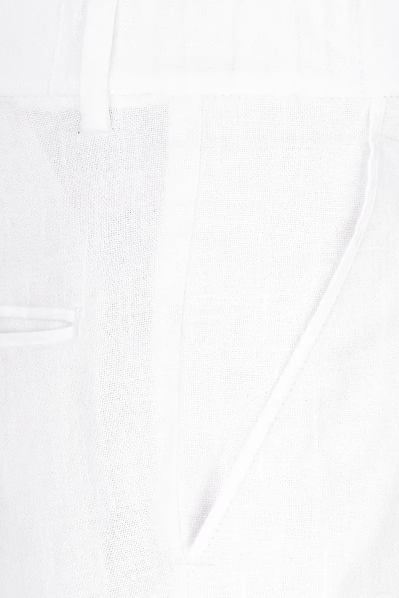 Bright White Single Breasted Premium Velvet Designer Suit 17
