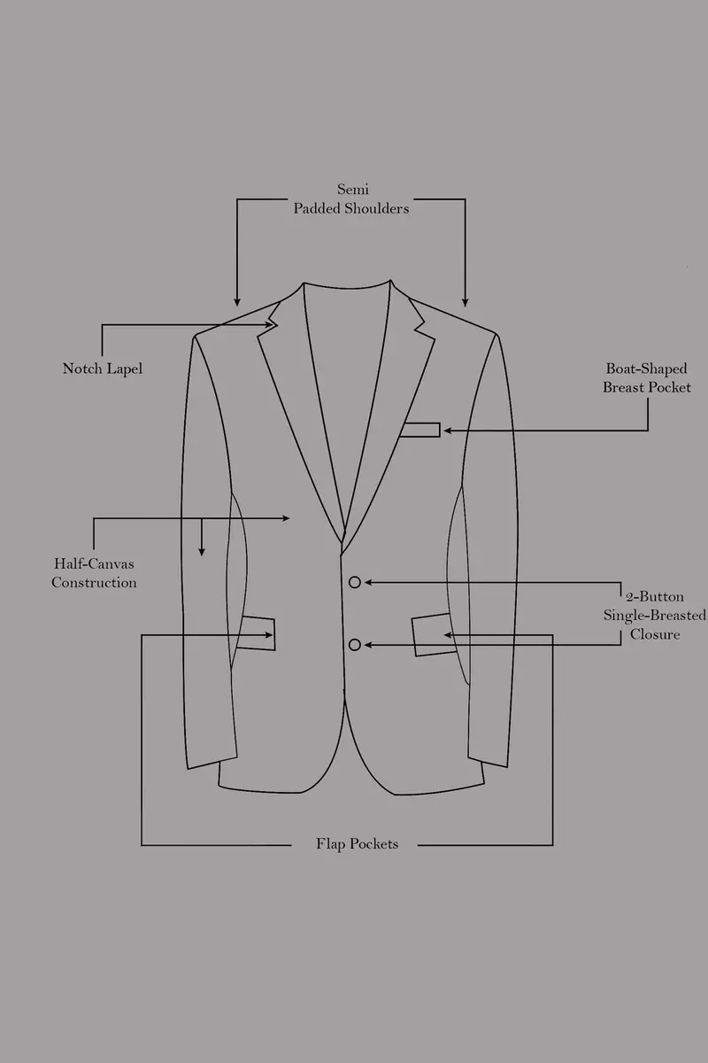Bright White Single Breasted Premium Velvet Designer Suit 22
