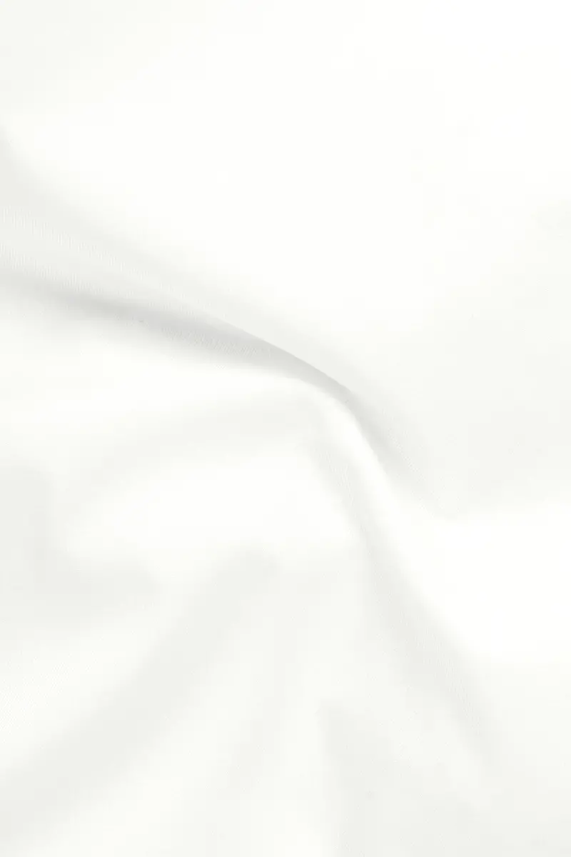 Bright White Soft Twill Giza Cotton Shirt 3
