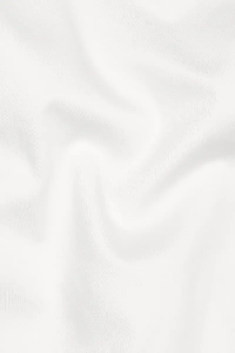 Bright White Stretchable Premium Cotton Tuxedo Traveler Blazer 3