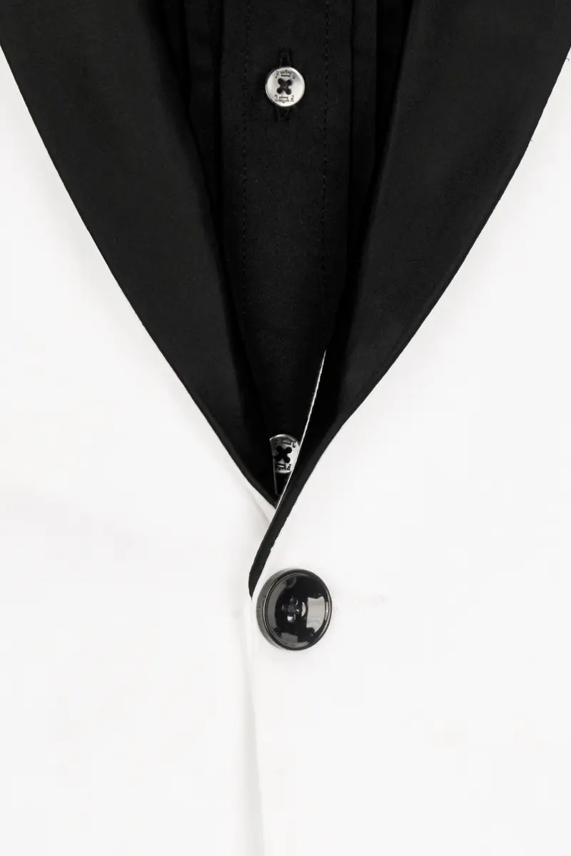 Bright White Stretchable Premium Cotton Tuxedo Traveler Blazer 4