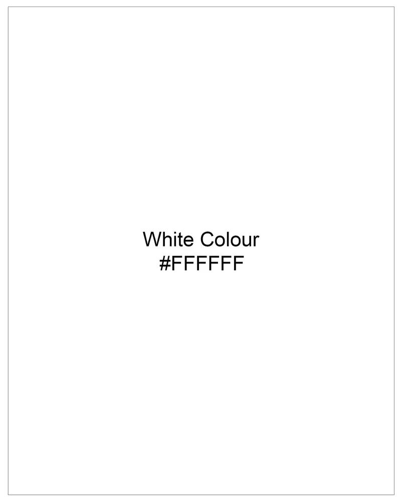 Bright White Stretchable Subtle Sheen And Black Single Breasted Designer Block Suit 15