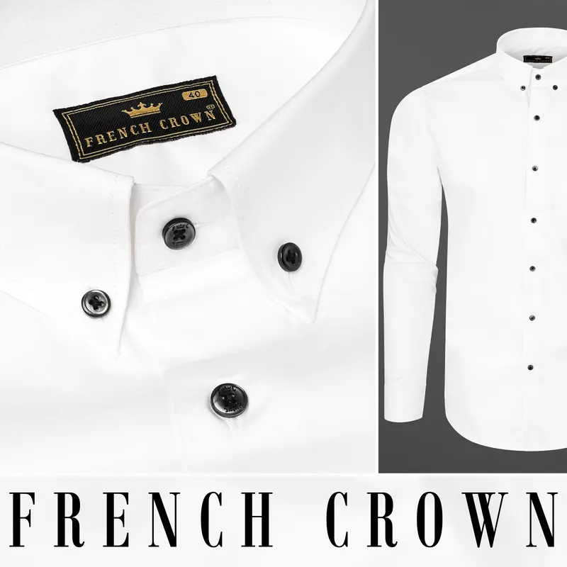 Bright White Super Soft Premium Cotton Shirt 1