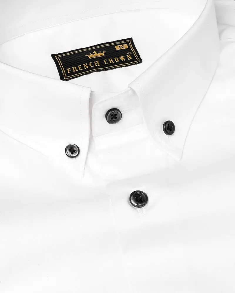 Bright White Super Soft Premium Cotton Shirt 2